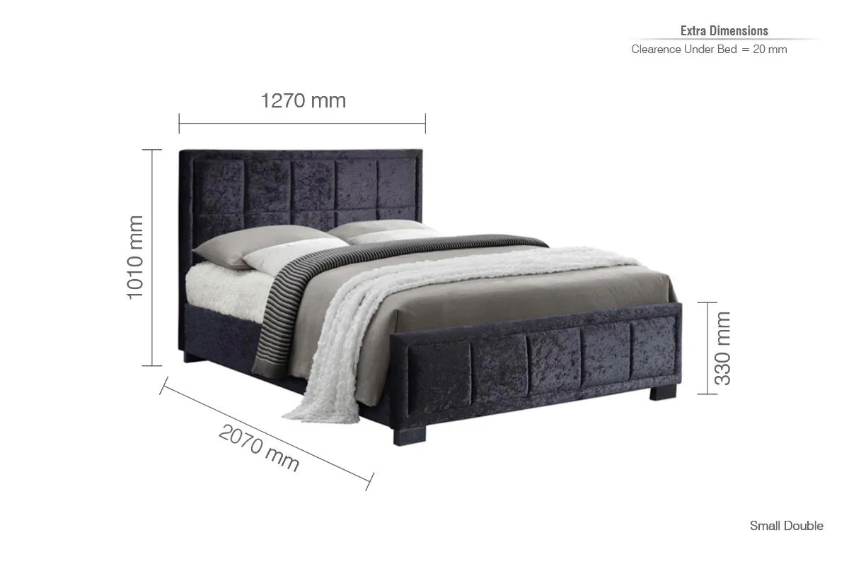 Birlea Hannover Bed in Black 6