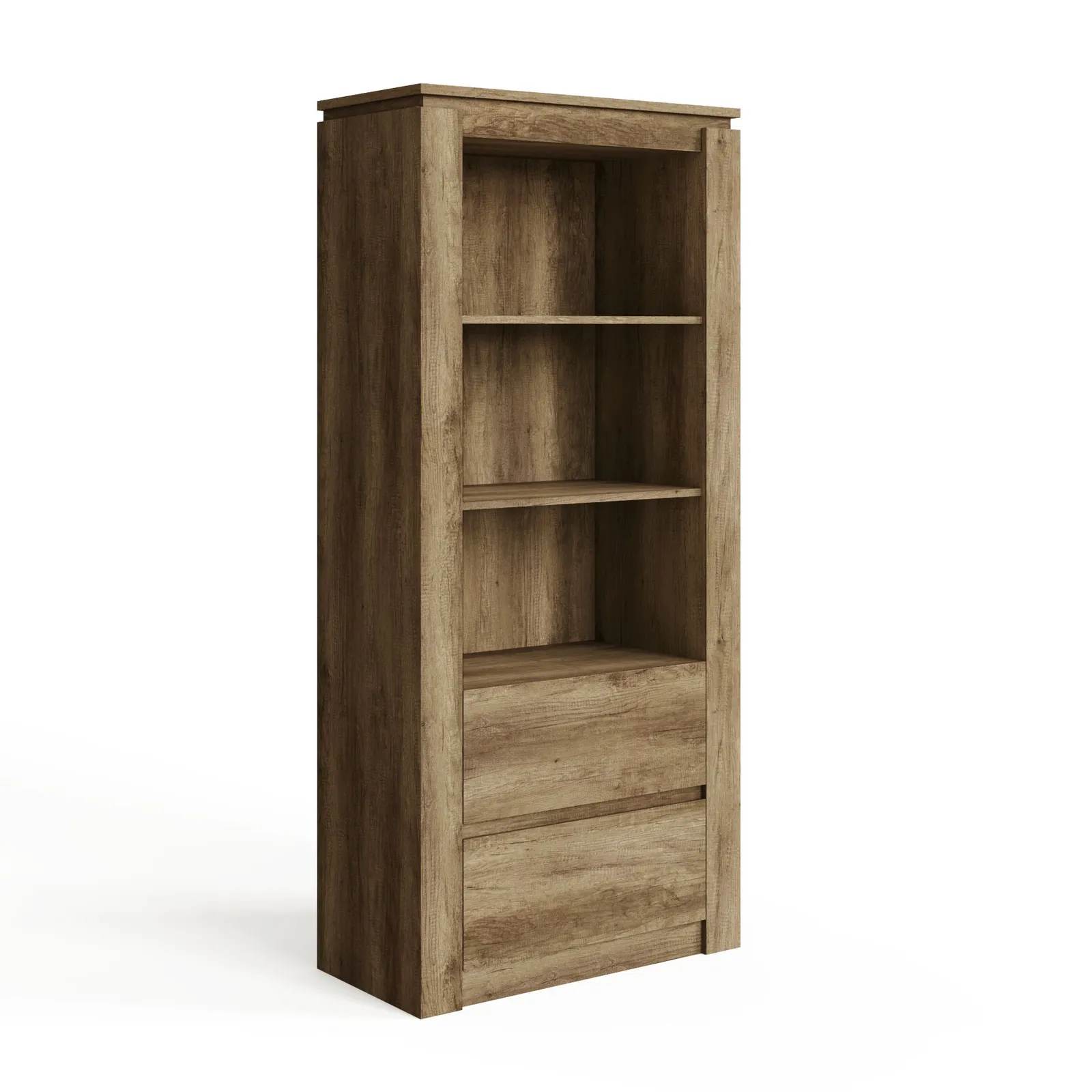 GFW Canyon Oak Bookcase in Light Oak 3