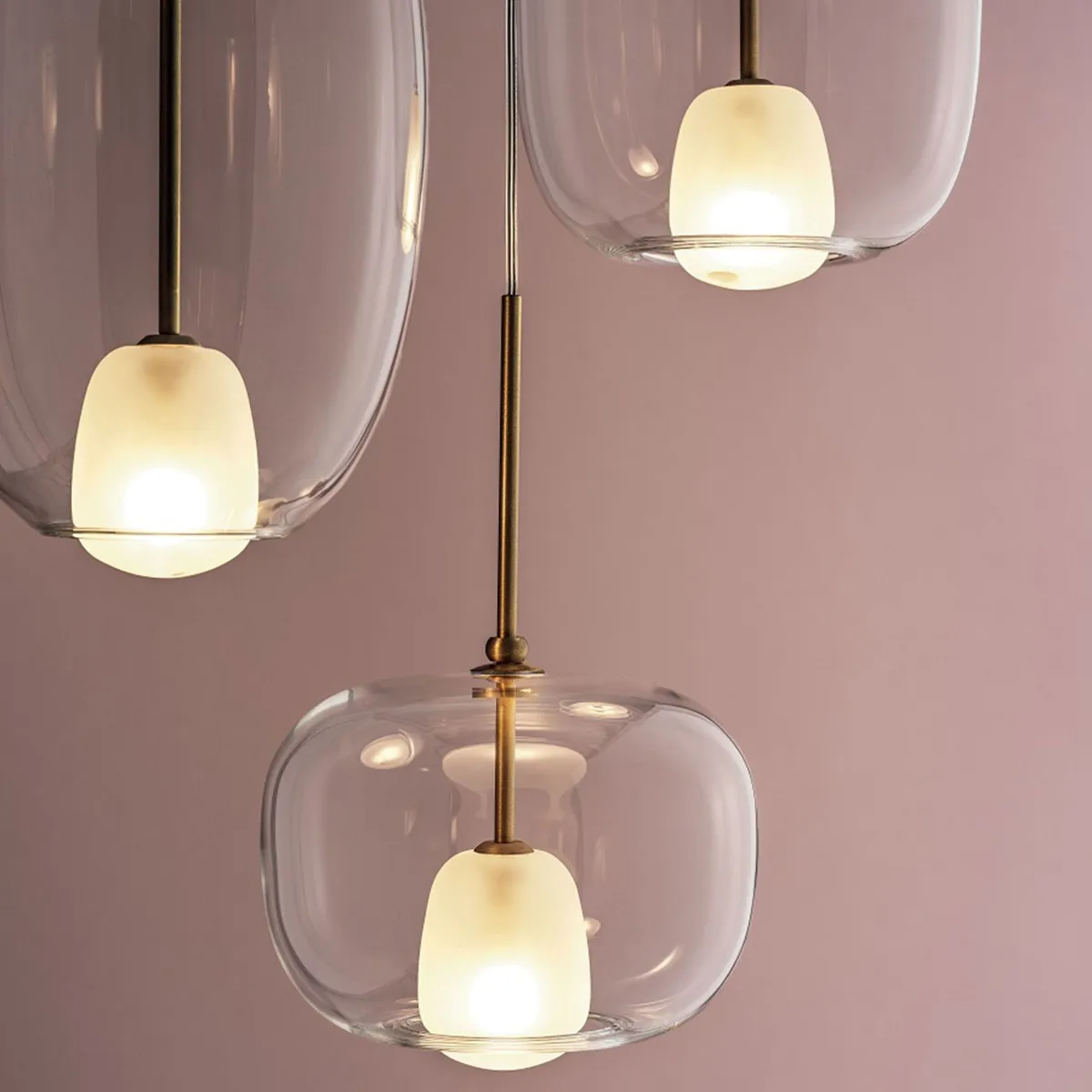 Bontempi Blow Mini Pendant Lamp Light Metal | Barker & Stonehouse 3