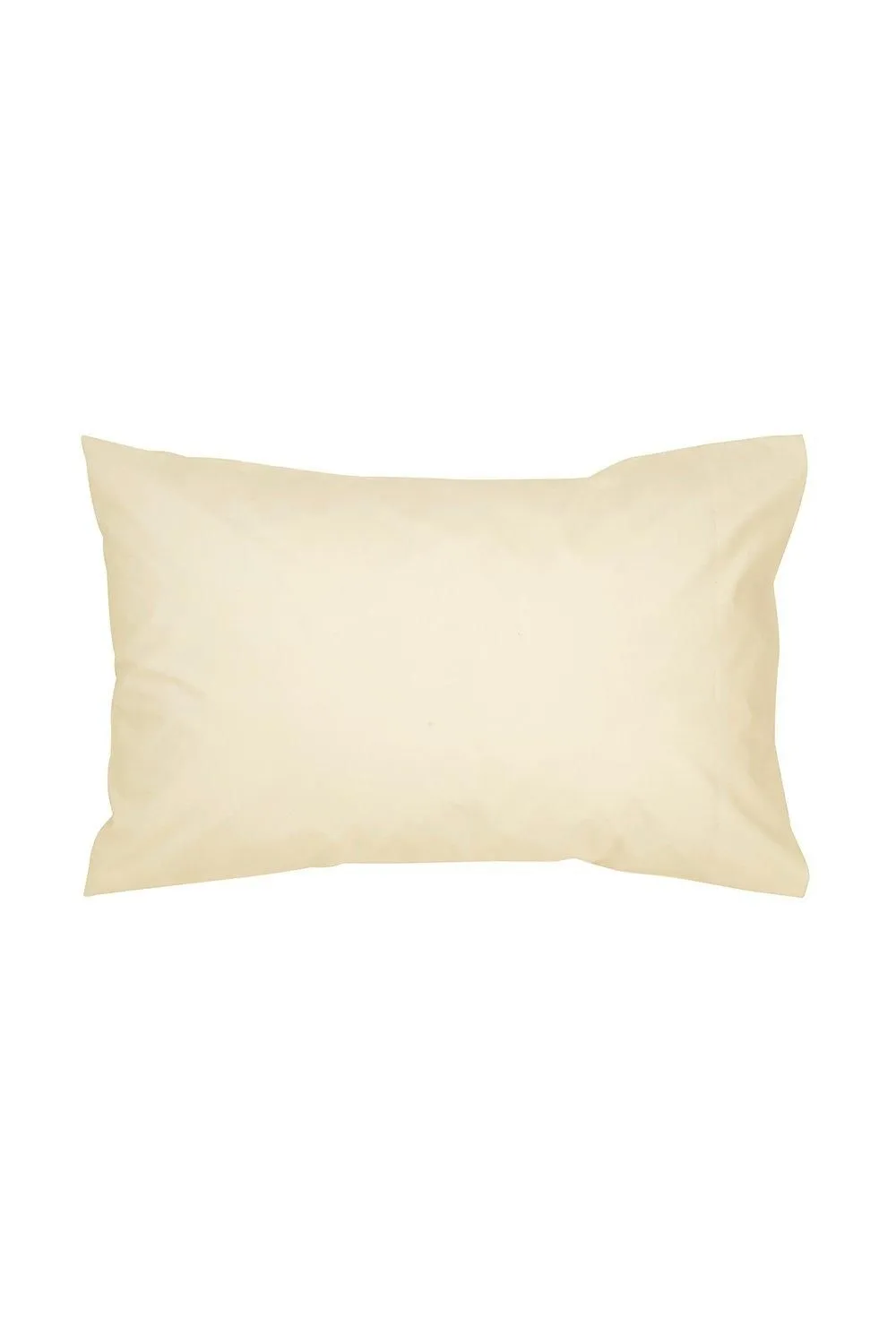 CHRISTY 400TC Luxury Cotton Sateen Plain Dye King Pillowcases Pair in Gold 1