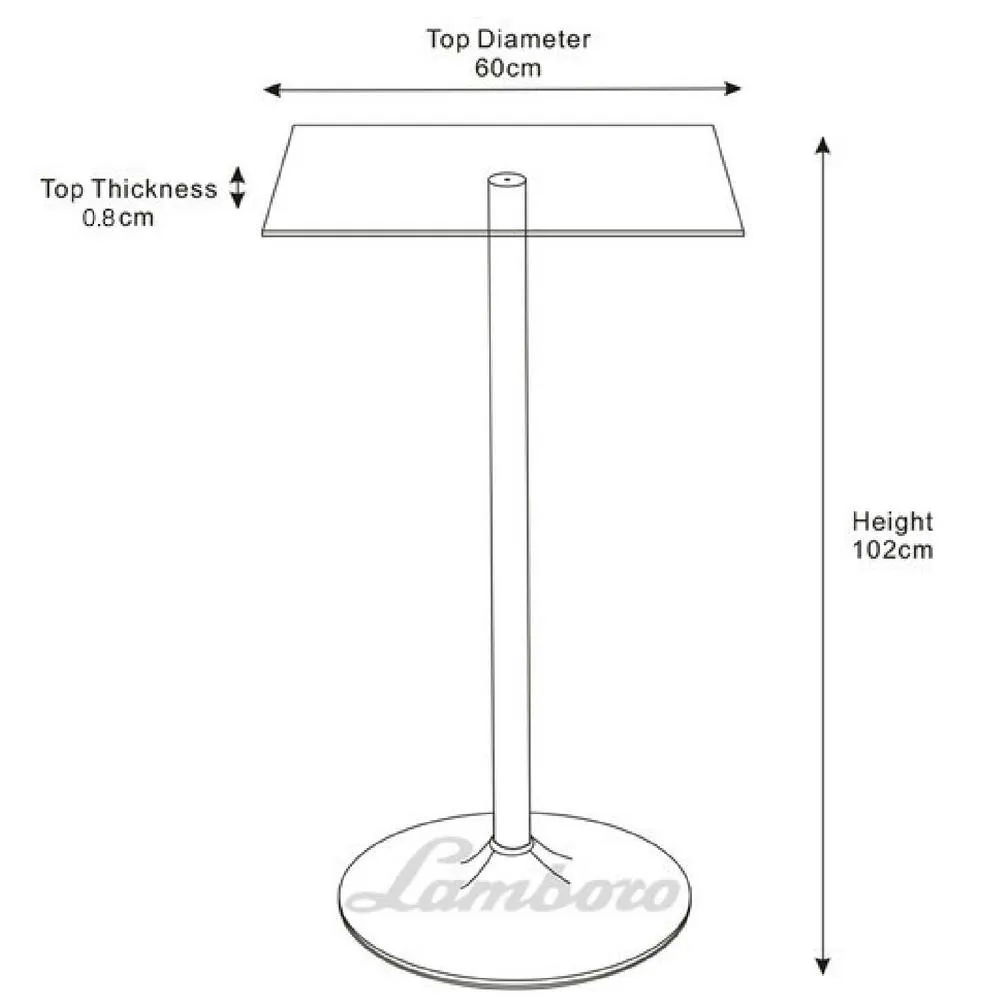 netfurniture Metropolitan Poseur Table Square Black Glass 4