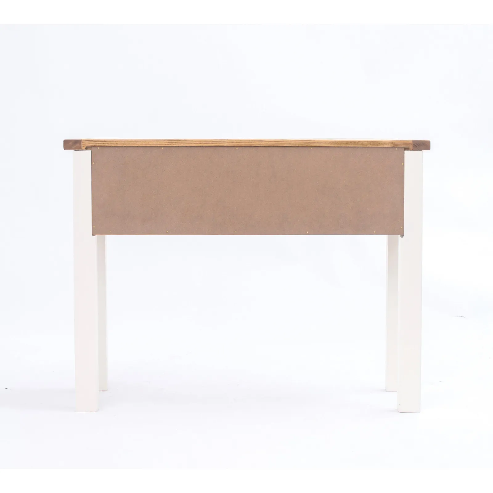 Cabinet Bits Lovere Off-White 2 Drawer Console Table Brass Drop Handle 5