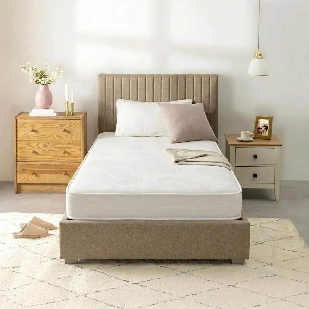 Comfy Living Ltd Value Open Coil Sprung Mattress in White 3