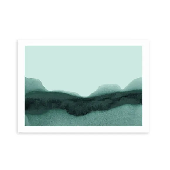 East End Prints Abstract Landscape Print 2