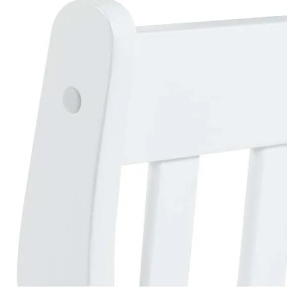 Belford Wooden Bed Frame, White 4