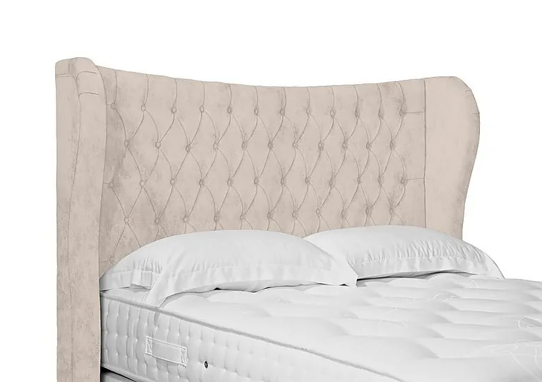 Artisan Collection Camber High Floor Standing Headboard - Double - Sandstone Pearl