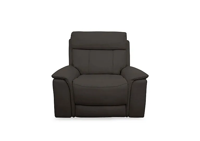 Chill Leather Power Recliner Chair with Bluetooth - Dark Chocolate