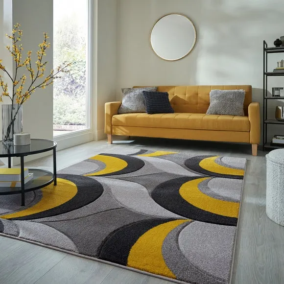 Mirage Demi Abstract Curve Rug