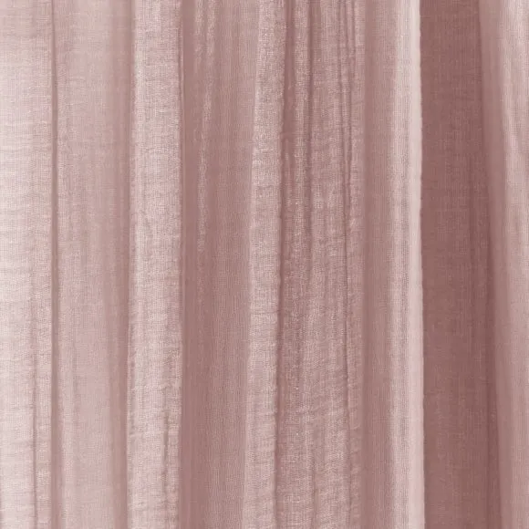 Cotton Muslin Slot Top Curtains 3