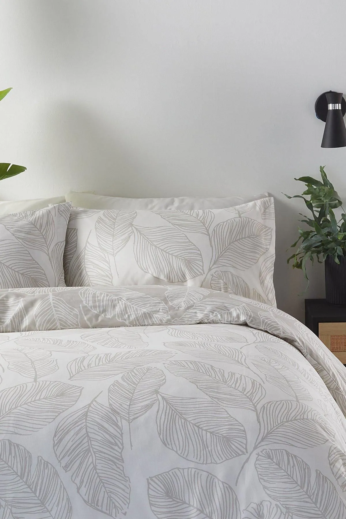 Fusion 'Matteo' Botanical Print Duvet Cover Set in Natural 5
