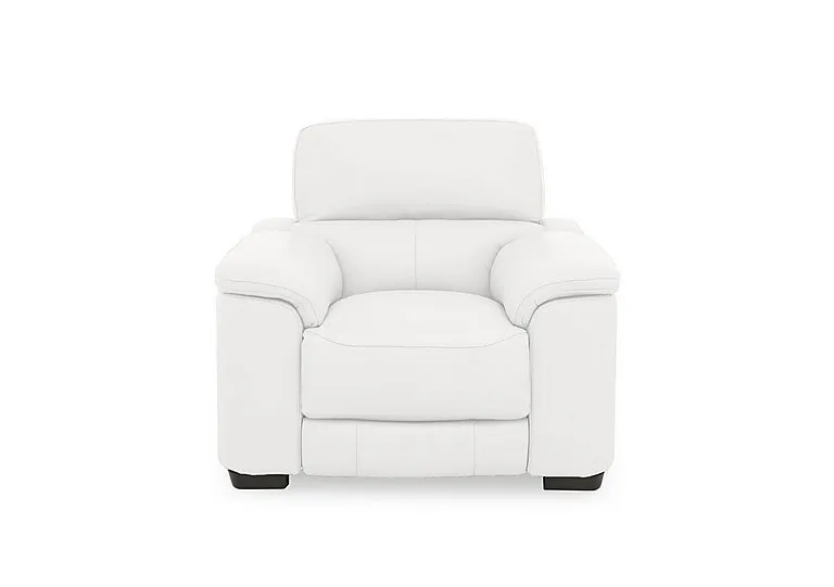 Nova Leather Chair - BV Star White