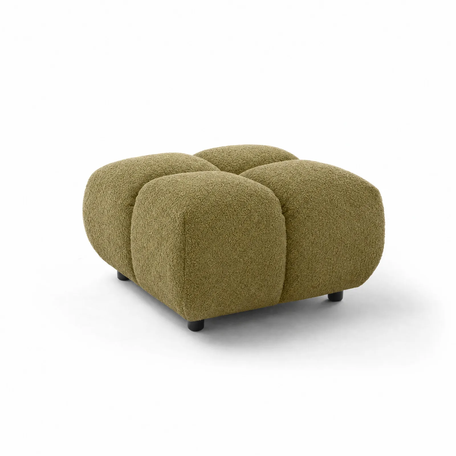 Bryce Stool Square Shaped - 73X73Cm, Gold Fabric | Barker & Stonehouse 2