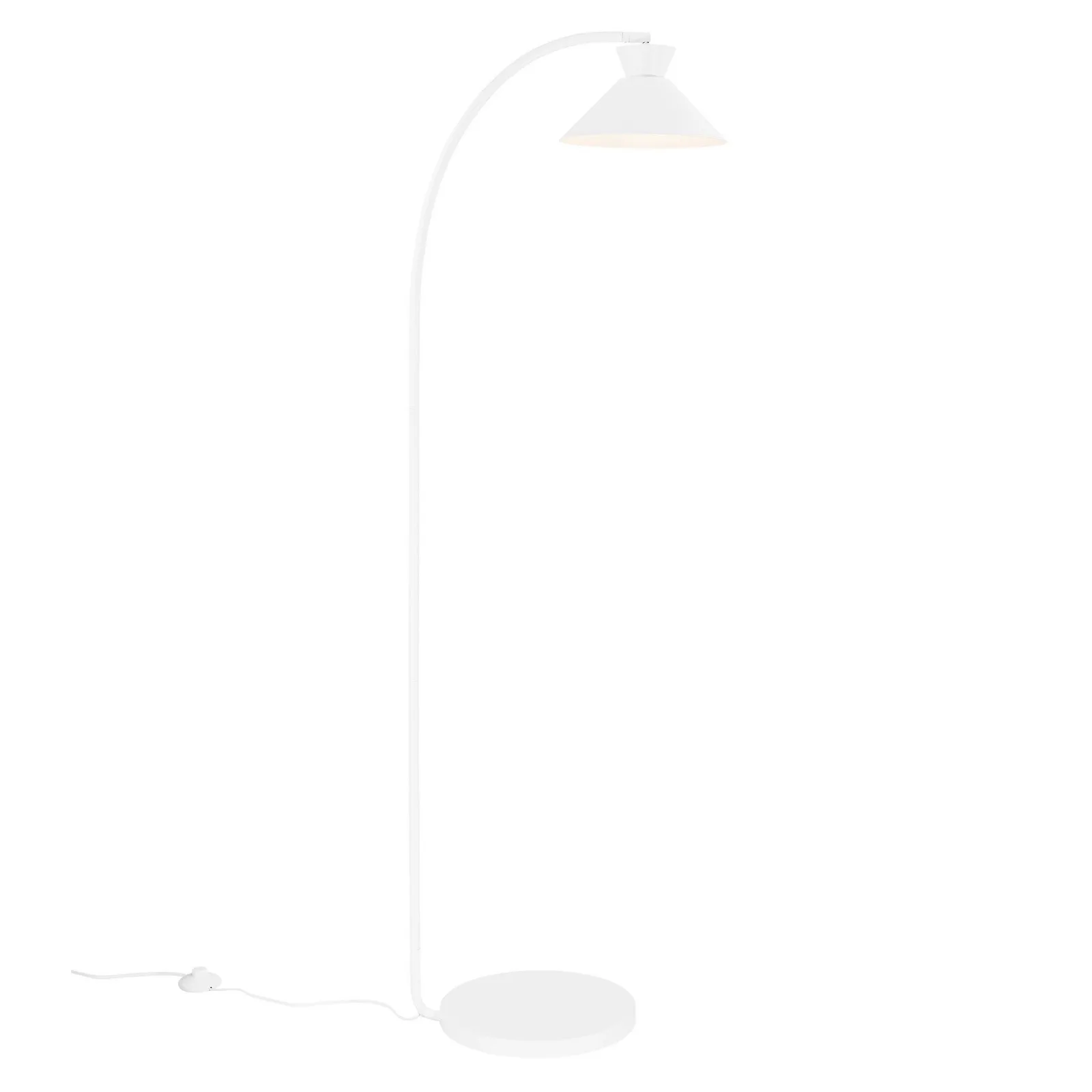 Nordlux Dial Floor Lamp White Metal Livingroom E27 Switch