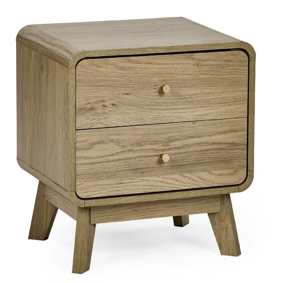 Ingrid 2 Drawer Bedside Table 2