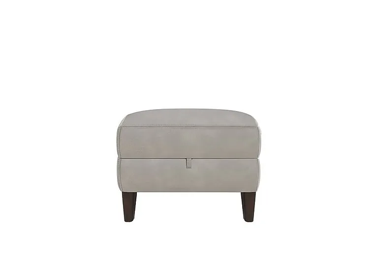 Uno Fabric Storage Footstool - R18 Beige