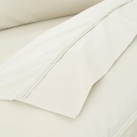 Dorma Luxurious & Silky 500 Thread Count 100% Cotton Sateen Flat Sheet 1