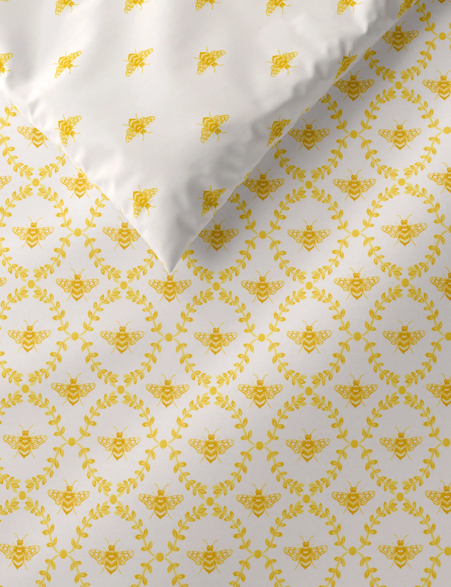 M&S Cotton Blend Bee Bedding Set