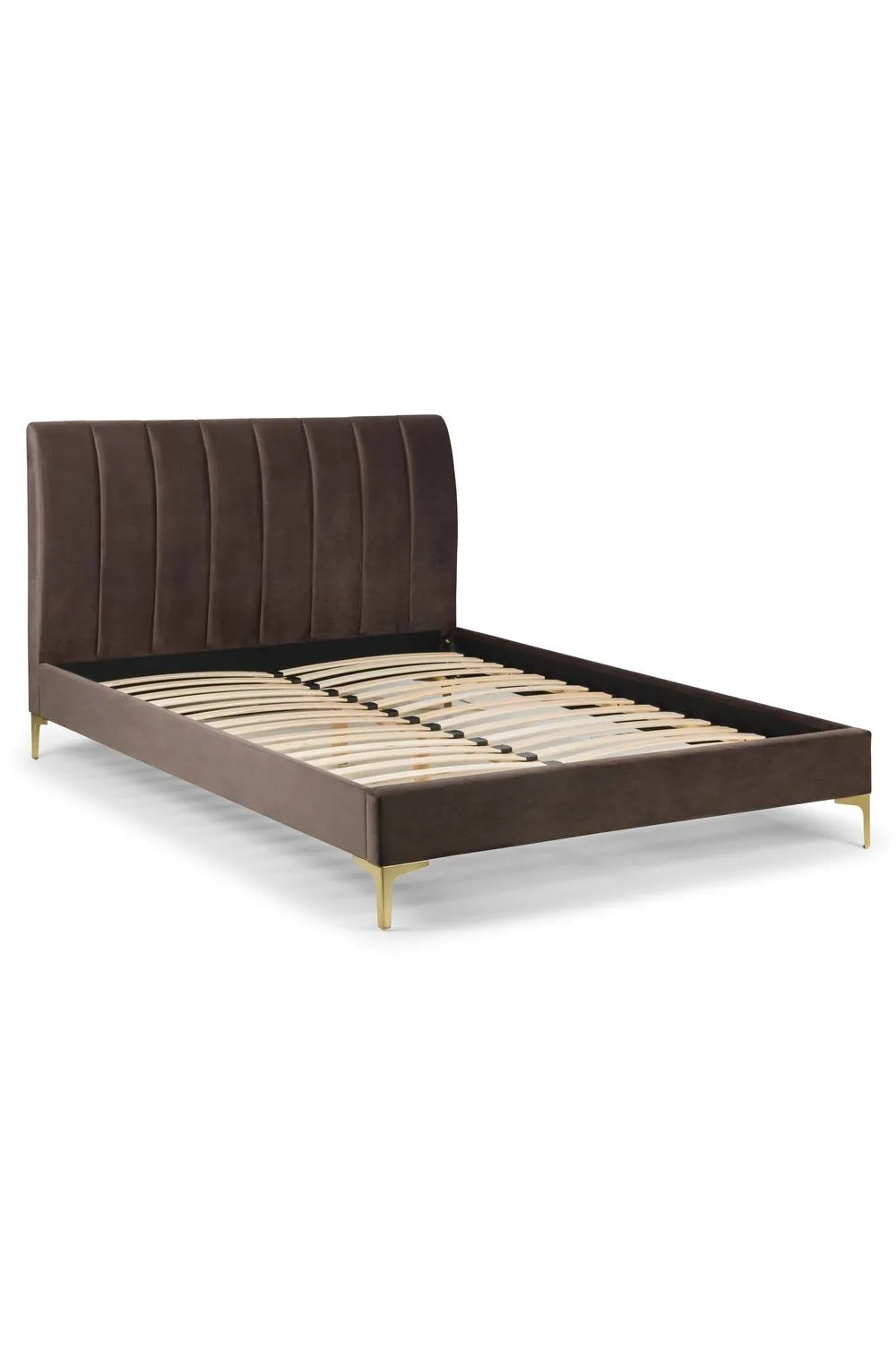 Julian Bowen Deco Upholstered Bed in Chocolate 3