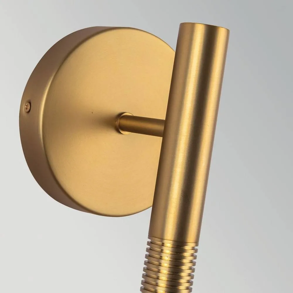 Netlighting Arden Integrated LED Wall Light Brushed Gold 3000K 5