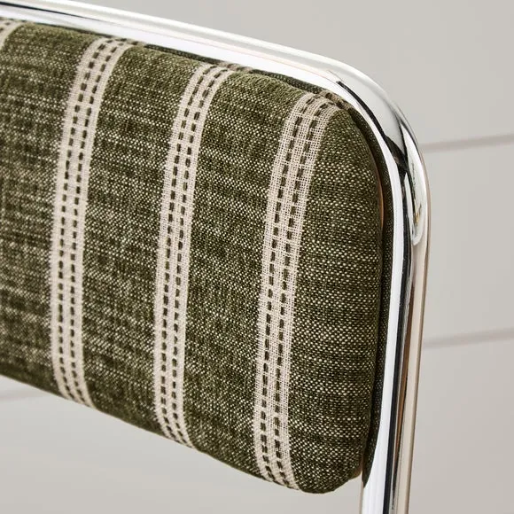 Draper Cantilever Barstool, Textured Weave 3