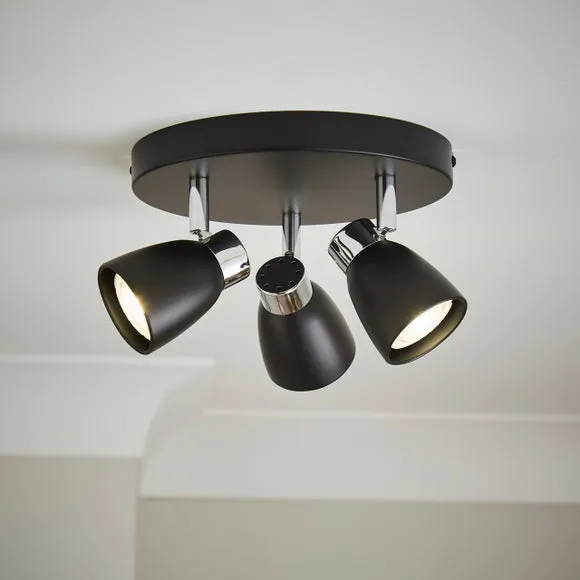 Alto 3 Light Semi Flush Spotlight 1