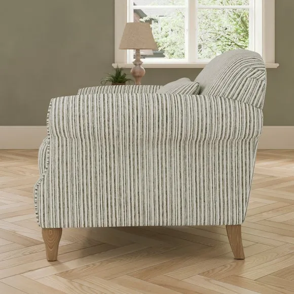 Millie Chenille Stripe Snuggle Chair 3