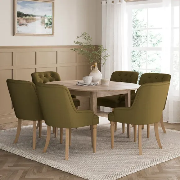 Bromley II Extendable 4-6 Seater Round to Oval Dining Table 2
