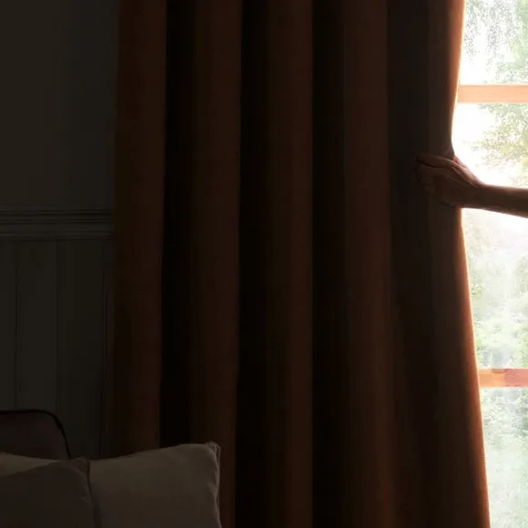 Luna Brushed Pencil Pleat Curtains (Blackout Available) 6