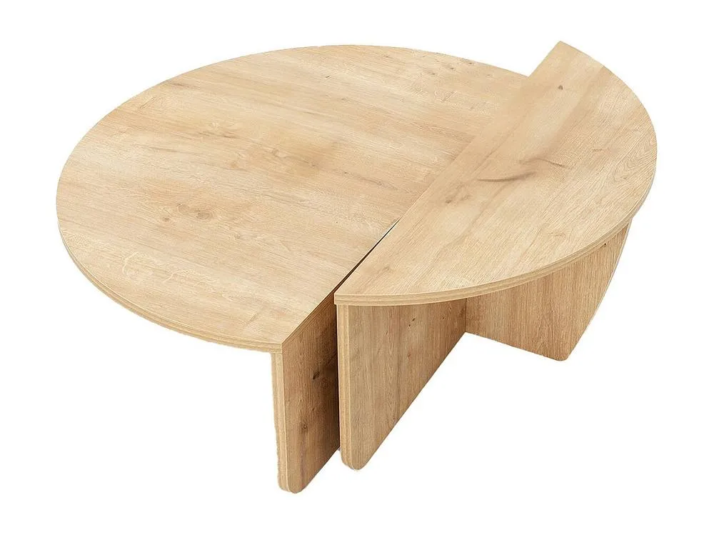 Vente-unique Set Of 2 Coffee Tables - Light Natural- ALOEVA in Light Oak 6