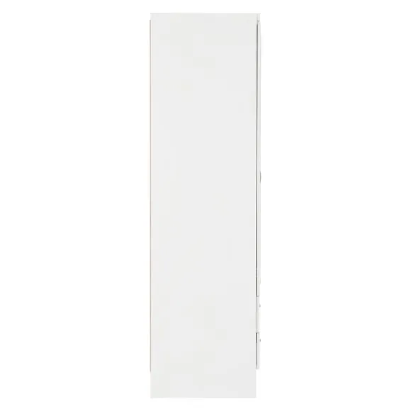 Nevada Triple 2 Drawer Wardrobe, Mirrored 5