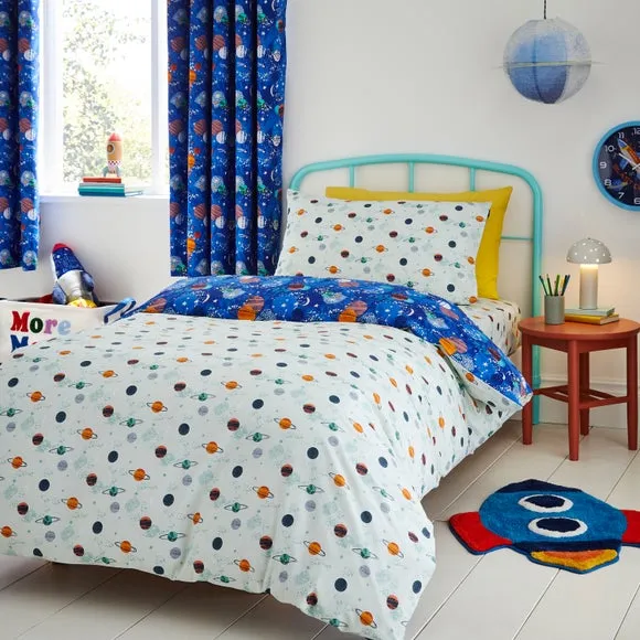 Cosmic Space Duvet Cover and Pillowcase Set 4