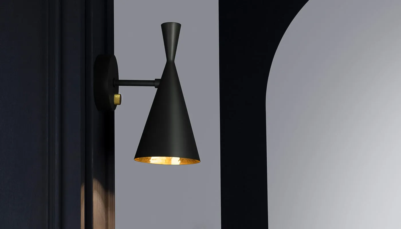 Tom Dixon Beat Wall Light Black