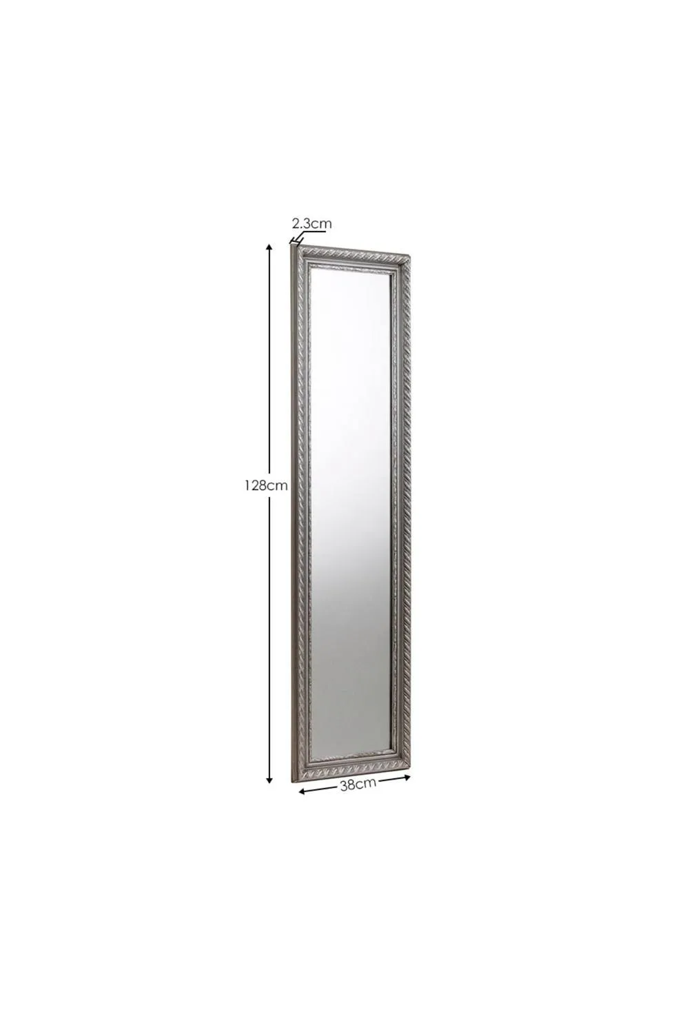 Julian Bowen Allegro Dressing Mirror in Silver 3