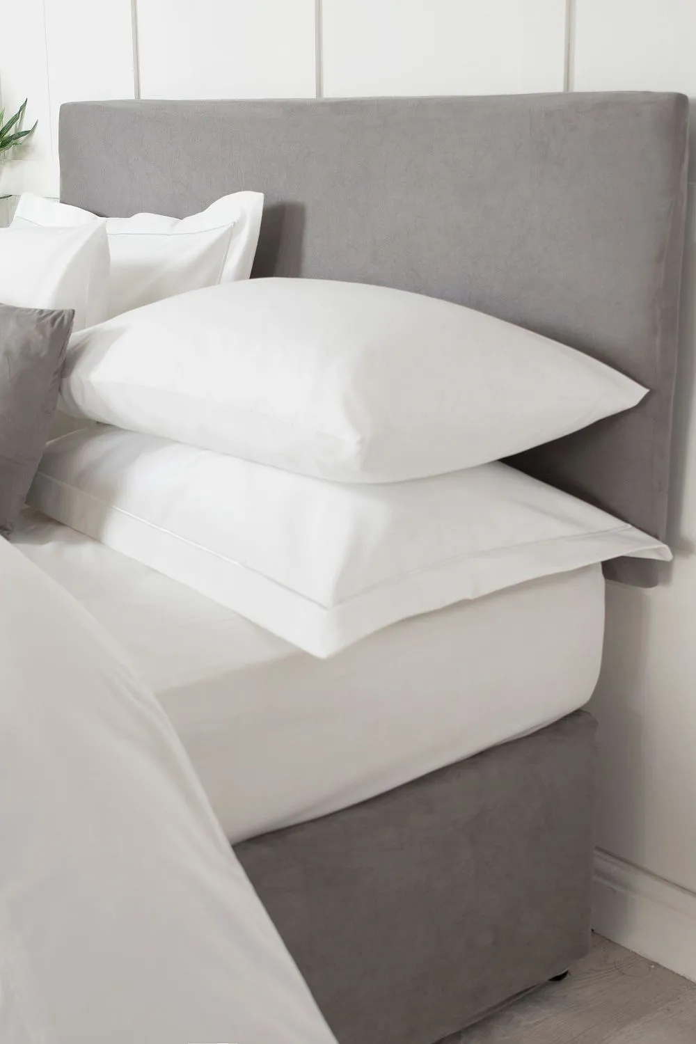 Belledorm Faux Suede Headboard Wrap 60cm in Charcoal 1