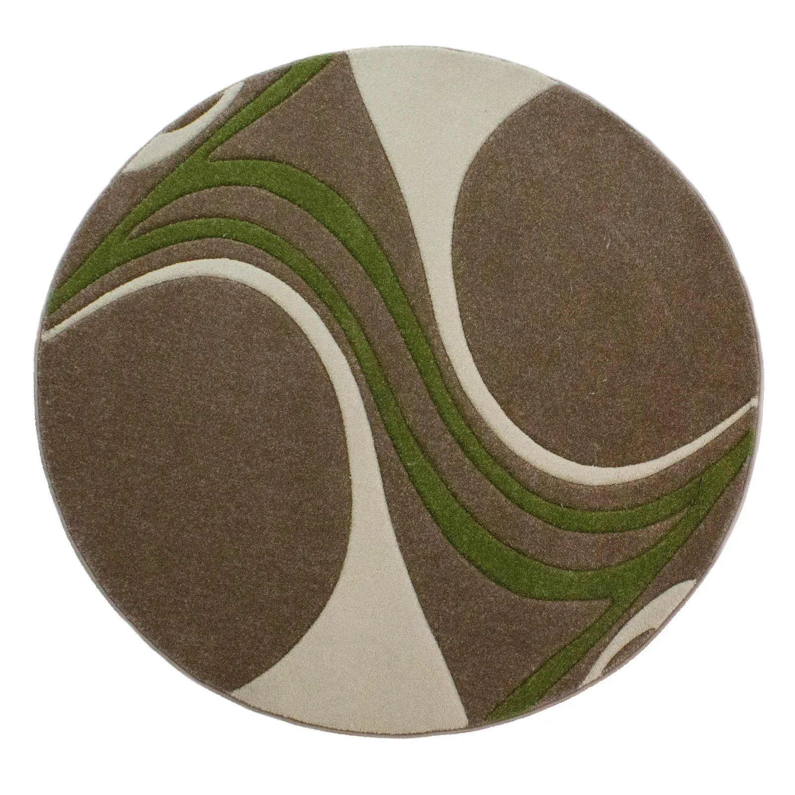 Mirage Circle Rug Green