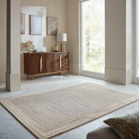 Coraline Border Washable Rug 1