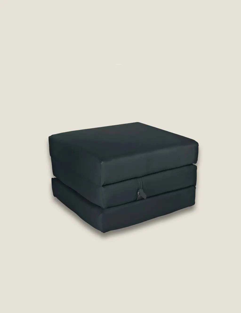 Kaikoo Black Single Cube Chair Bed Black