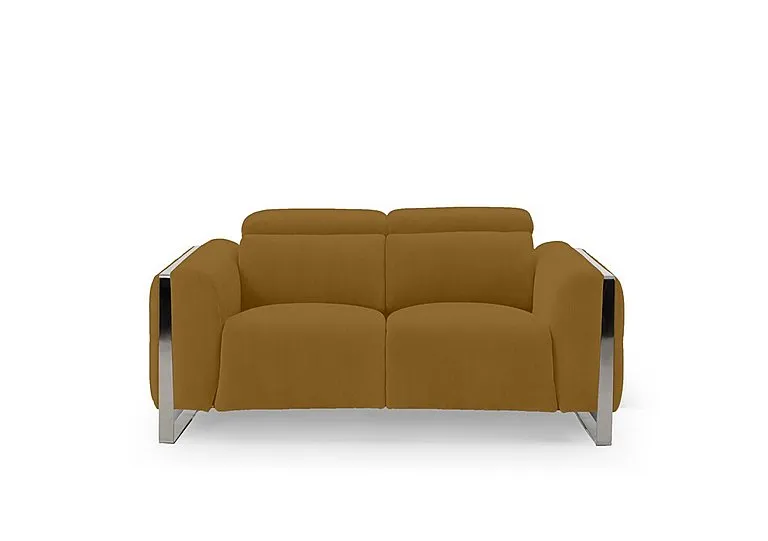Gisella Fabric 2 Seater Sofa - Opulence Saffron