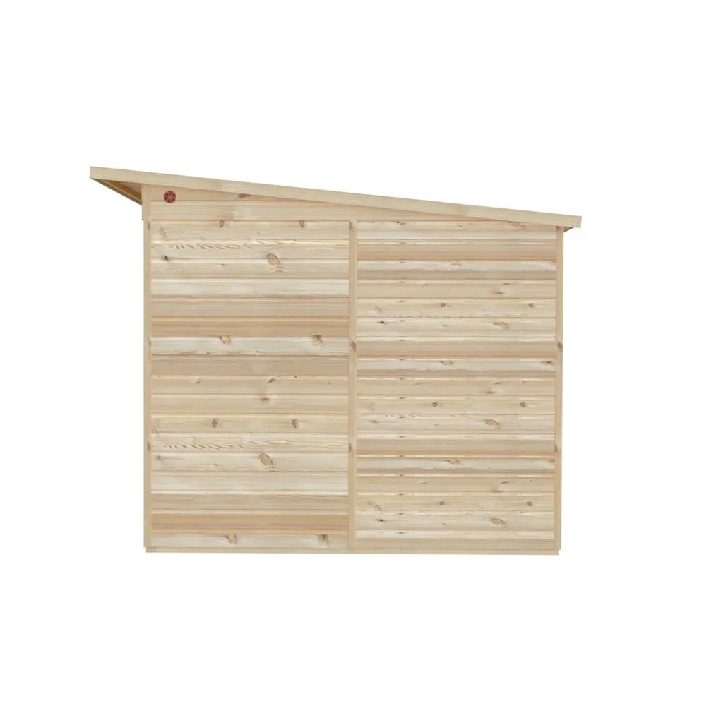 Shires Lela 8x8 Summerhouse - L244.8 x W238 x H227.5 cm in Light Brown 5