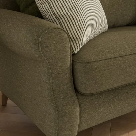 Millie Herb Green Chenille Combo Scatter Back Love Seat 3