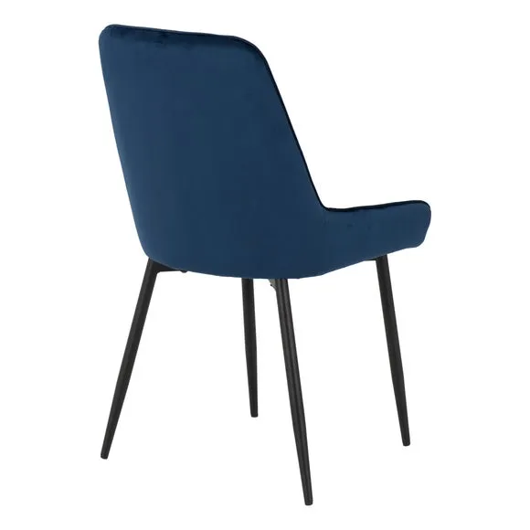 Avery Set of 2 Dining Chairs, Velvet 5