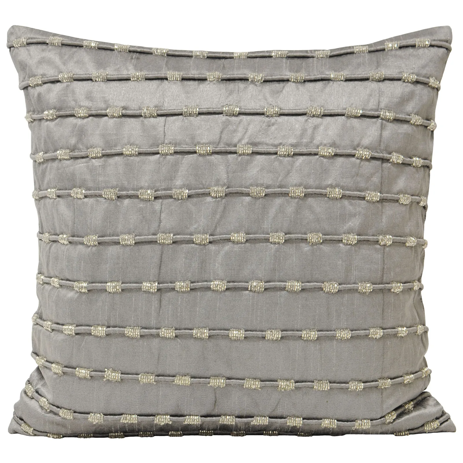 Paoletti Kismet Polyester Filled Cushion Grey, Grey