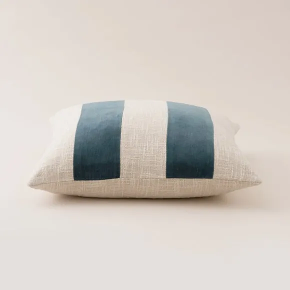 Clara Mixed Stripe Square Cushion 4