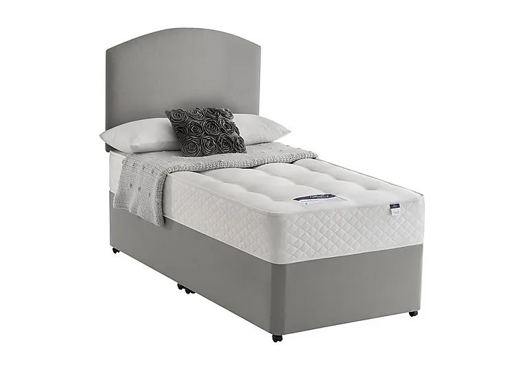Miracoil Serenity Ortho Divan Set With No Storage - Single - Slate Grey