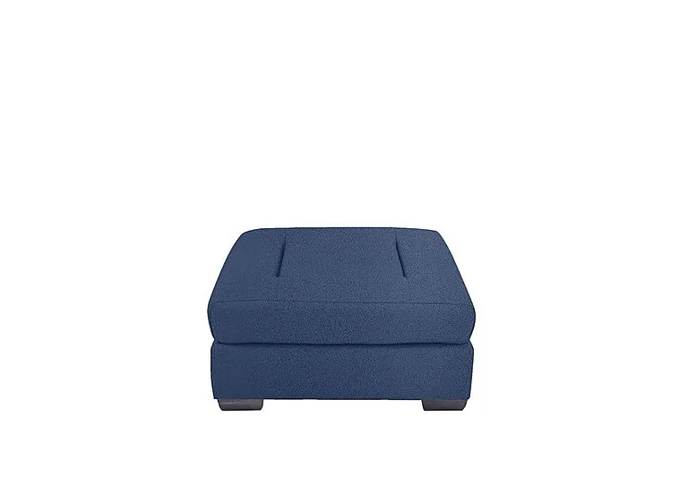 Xavier Fabric Stool - Blue
