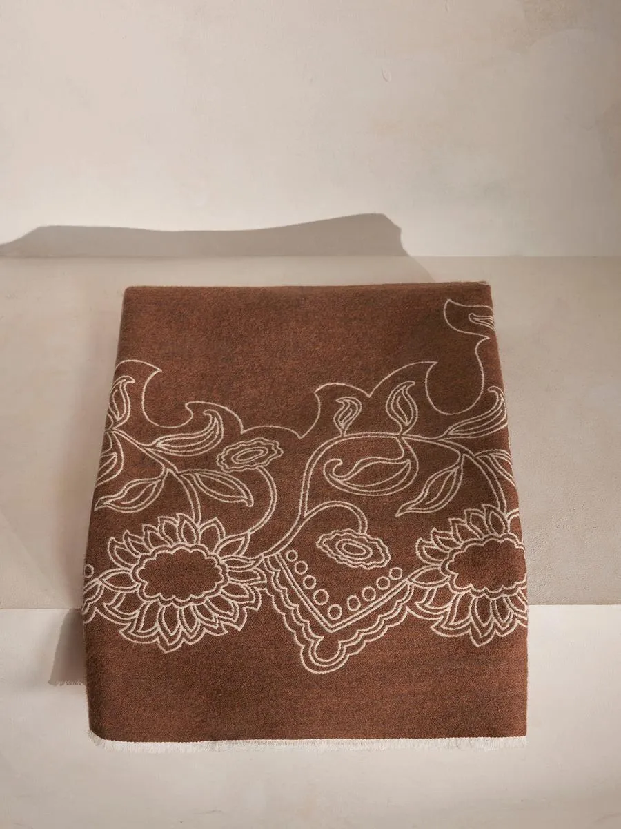 Tosca Throw, Burnt Orange