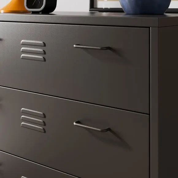 Helga Metal 3 Drawer Chest 3