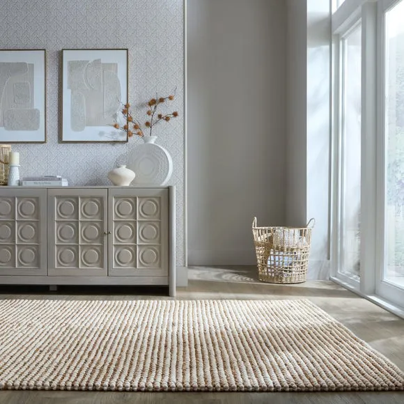 Jute Bobble Textured Chunky Rug 1