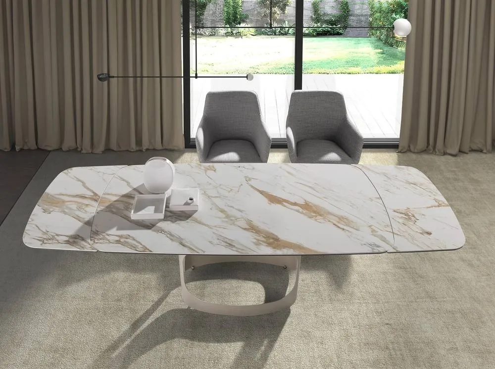 Angel Cerda Grey Fabric Dining Chair 5