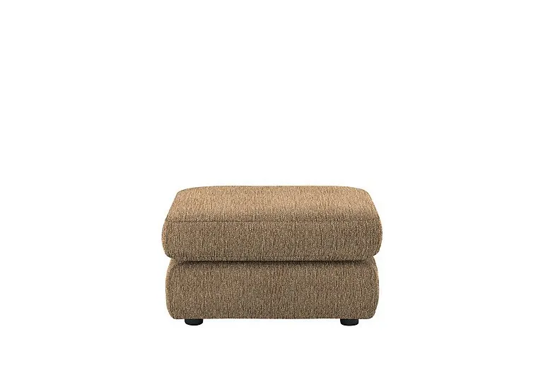 Avon Fabric Storage Footstool - Boucle Cocoa